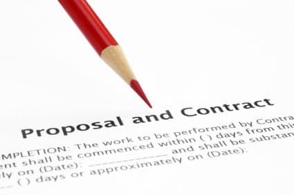 proposal and contract