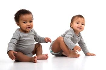 two babies
