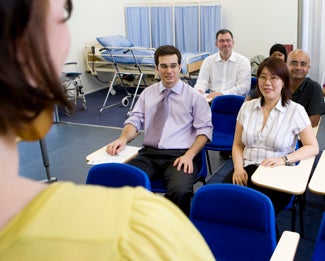 adult learners in classroom