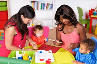 teachers and toddlers